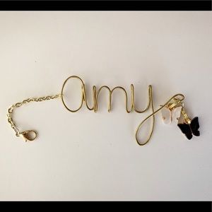 Custom purse charm with a pendant ✨